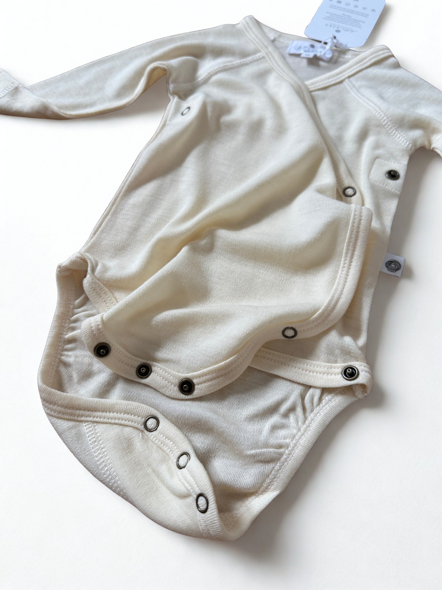 Langarm Body mit Knöpfen